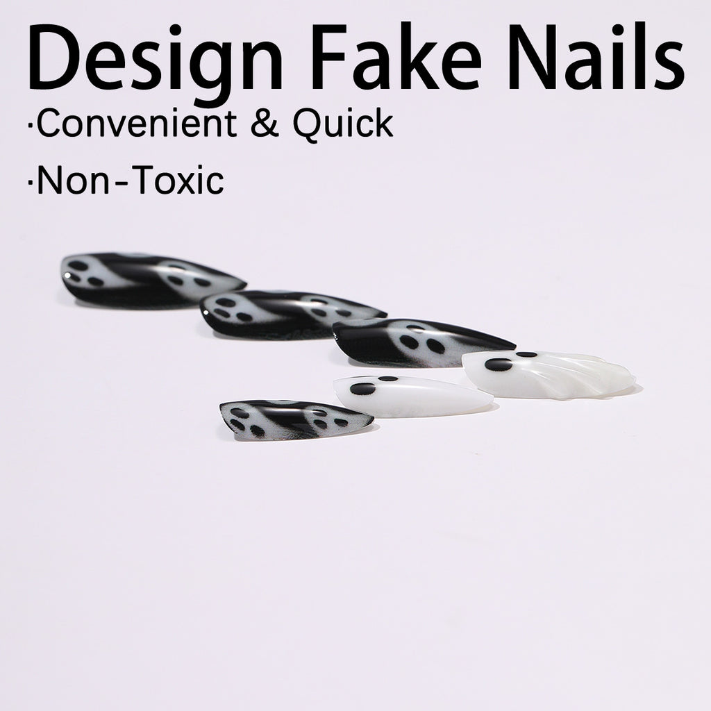 Cross-border Black and White Halloween Cartoon Ghost 3D3D Ghost Pattern Halloween Party24/30Armor Plate