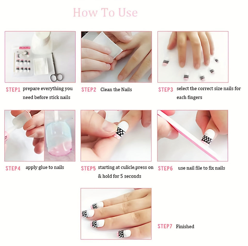 Flashing Bowknot Handmade Wearable Nails Xiaohongshu Same Style Finished Nail Pieces Wholesale Aurora Long Nail Stickers